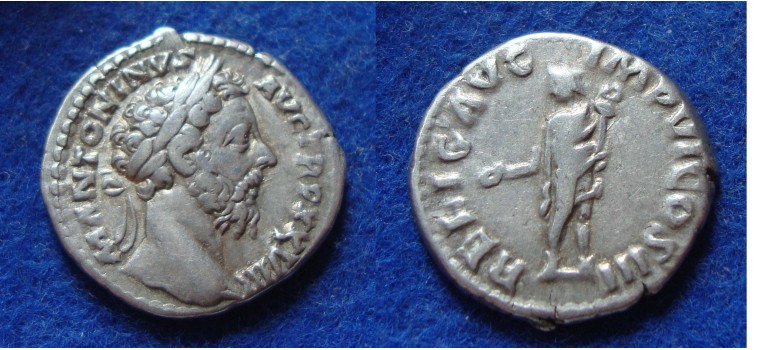 Marcus Aurelius - Mercury rare depiction on roman coins! (JUL1717